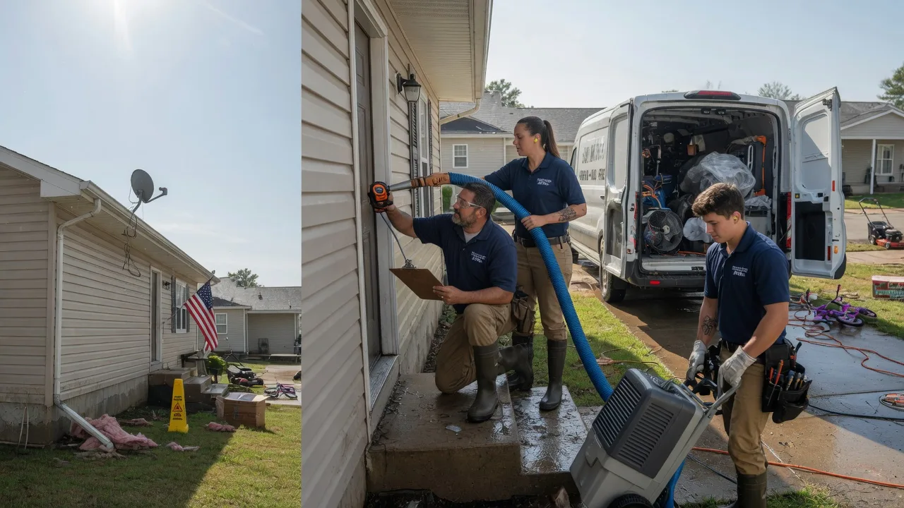 Ceiling Water Damage Restoration in Winslow, NE near me